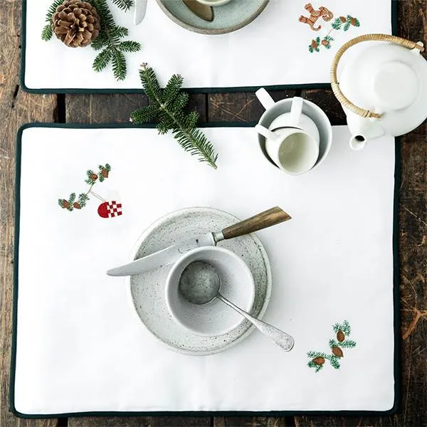 Langkilde & Søn - Julservett med hjärta - 38 x 50 cm.