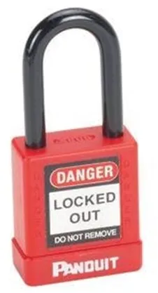 PANDUIT Icke-ledande hänglås, Bygel 38 mm