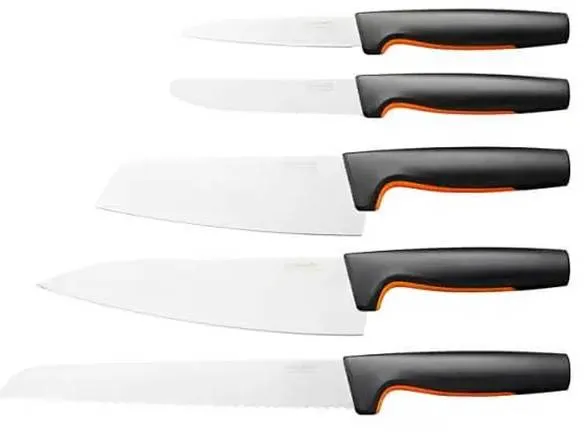 Fiskars Functional Form knivset 5 delar - Svart