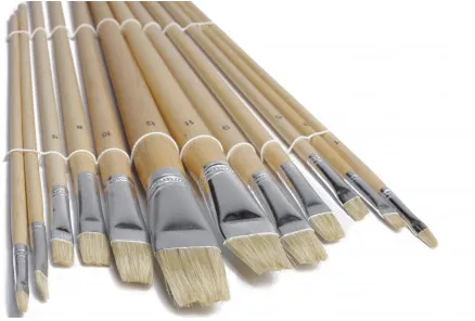 Artino Målarpenslar/Konstnärspenselset Platta Ass. storlekar - 12 st