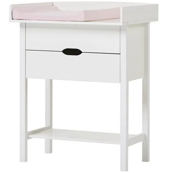 Hoppekids ISABELLA skötkommod med rosa skötbädd