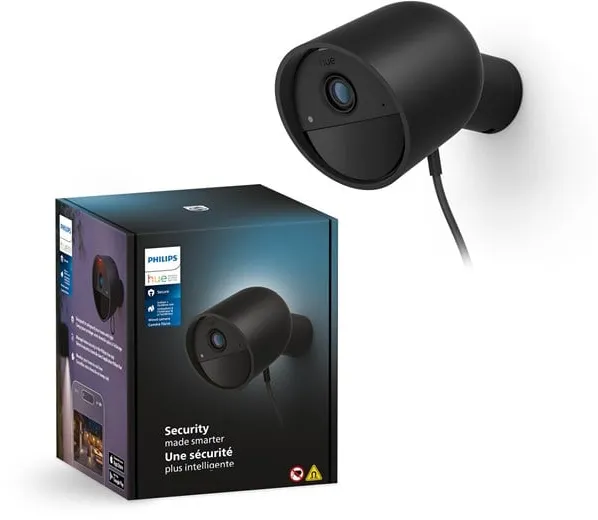Philips Hue Secure Camera Wired | Svart 1-pack
