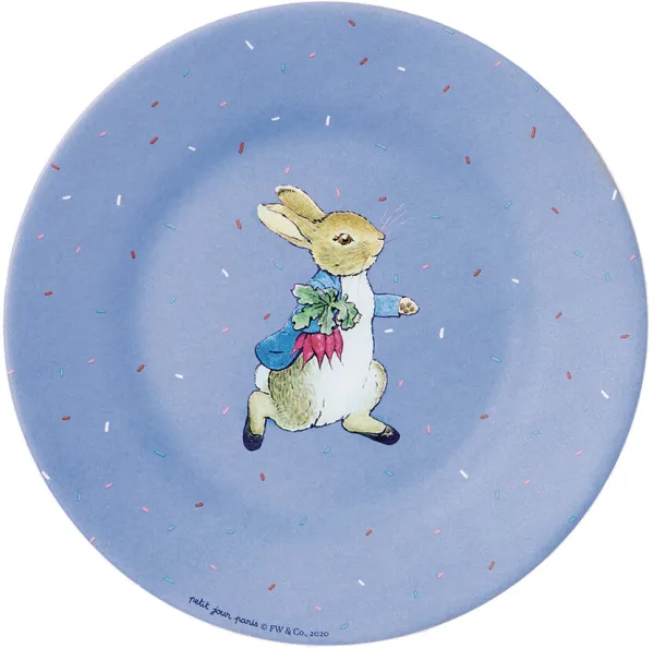 Peter Rabbit, tallrik blå