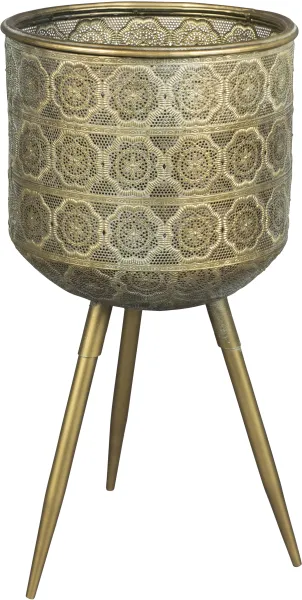 DUTCHBONE Botanisk blomkruka L - mässing järn